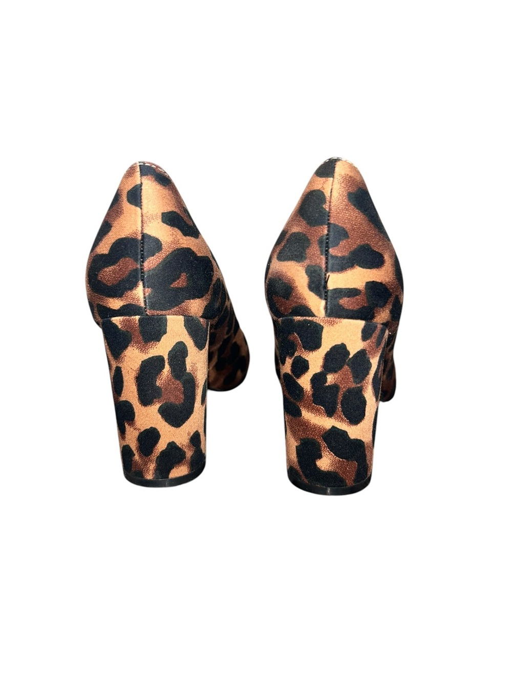 Marc Fisher Leopard Print Pointed Toe Block Heels Size 6.5M - Picture 6 of 11